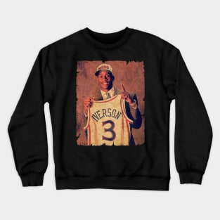 '96 draft!' Allen Iverson Crewneck Sweatshirt